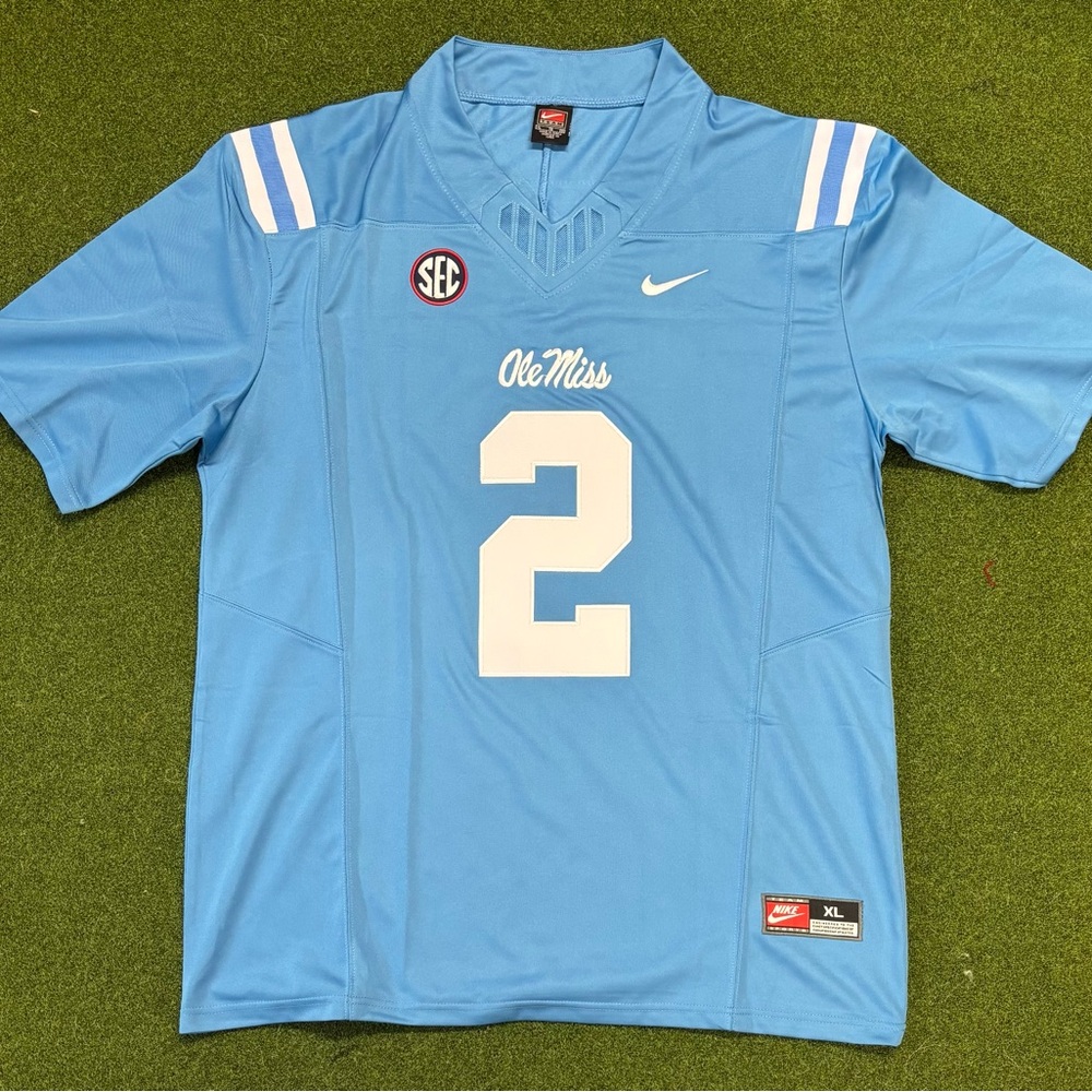 Ole Miss Jaxson Dart #2 Stitched Jersey Size XL Brand New with tags